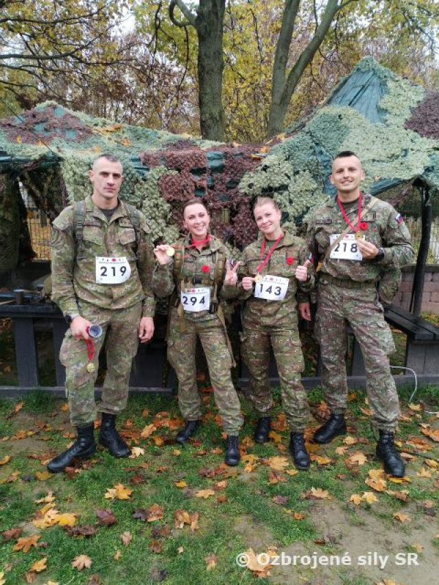 3. miesto v behu na počesť vojnových veteránov