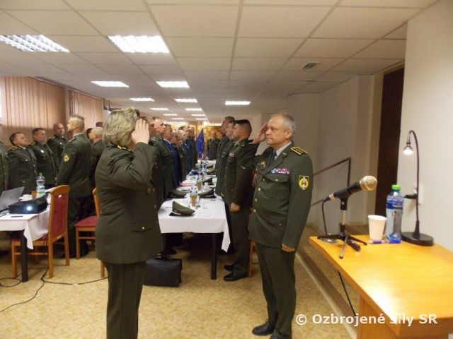 Veliteľské zhromaždenie veliteľa 4. pluku logistiky