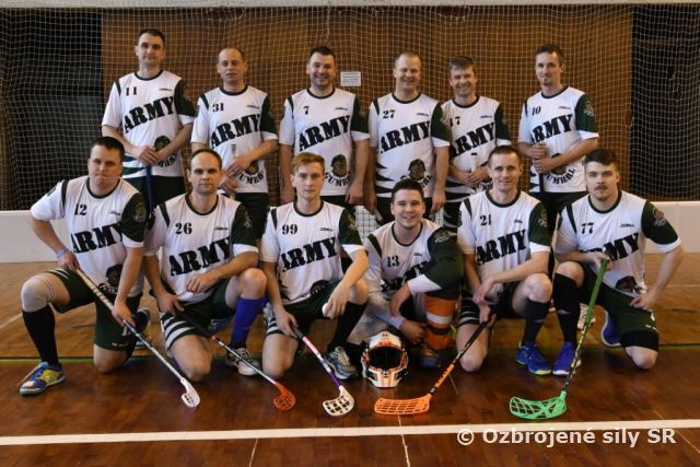 Víťaz 5. ročníka floorballového turnaja O putovný pohár Liptova 2018 – Liptov Cup 2018: Spoločný tím Personálneho úradu OS SR a AOS LM