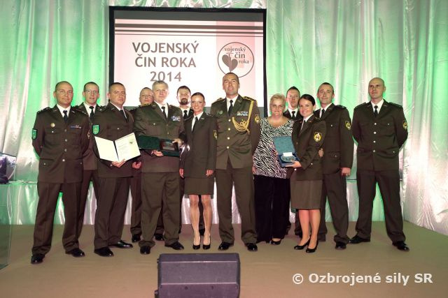 Ženijný prápor sa stal laureátom Vojenského činu roka 2014