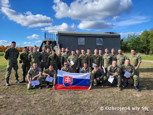 MEDZINÁRODNÉ VOJENSKÉ CVIČENIE V4 JLSG HQ VALIDATION 2022
