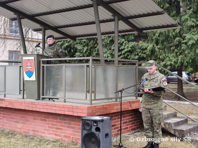 Nástup veliteľstva brigády