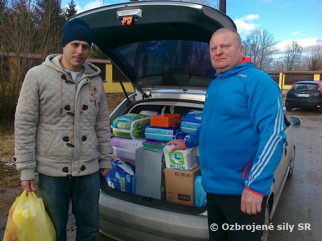 Rožňavskí vojaci podporili zbierkou ľudí v núdzi