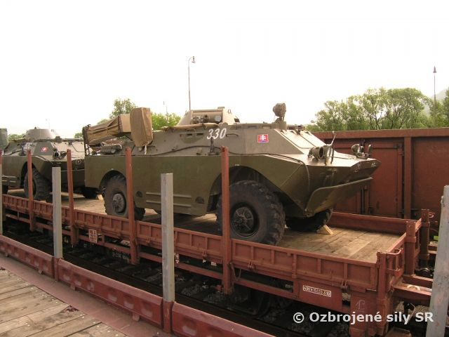 Vagónovanie techniky pred komplexným poľným výcvikom