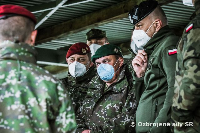 Slovenskí a poľskí generáli skontrolovali priebeh cvičenia Combined Effort