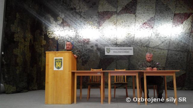 Slávnostný nástup k 24. výročiu vzniku Slovenskej republiky