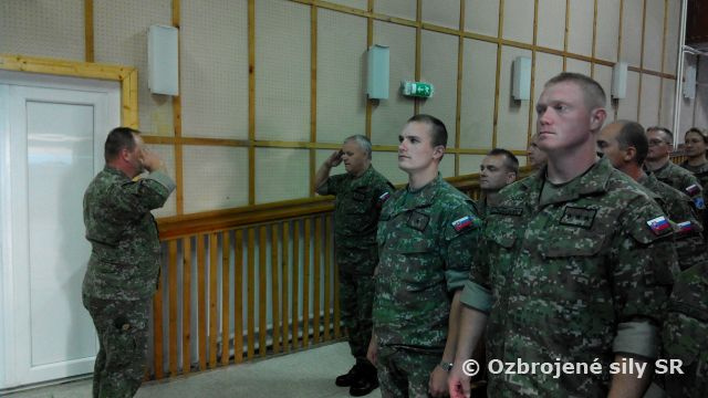 Slávnostný nástup k 72. výročiu SNP a 24. výročiu prijatia Ústavy Slovenskej republiky