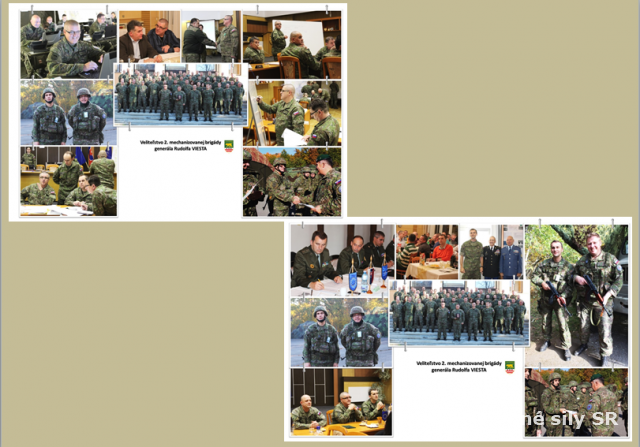 Prešovská brigáda sa lúčila s plukovníkom Ivanom a štábnym nadrotmajstrom Bridom