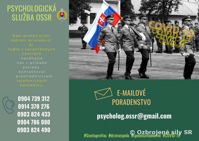 Rozšírené psychologické služby v súvislosti s COVID-19