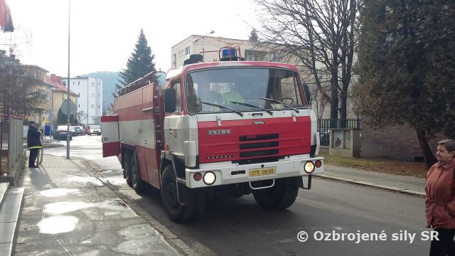 Úrad logistického zabezpečenia si precvičil evakuáciu