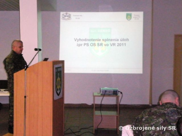 Veliteľské zhromaždenie Veliteľa žpr PS Sereď.