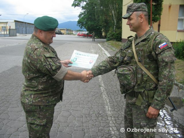 Národný podporný prvok  úspešne certifikoval v Martine