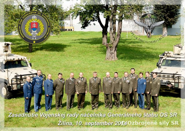 Najvyššie velenie armády sa zišlo na pôde SOF
