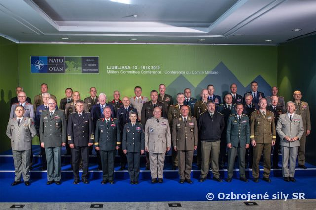 Náčelník generálneho štábu OS SR sa zúčastnil na Konferencii Vojenského výboru NATO v Ľubľane