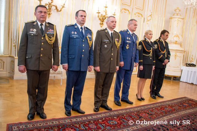 Ozbrojené sily majú dvoch nových generálov