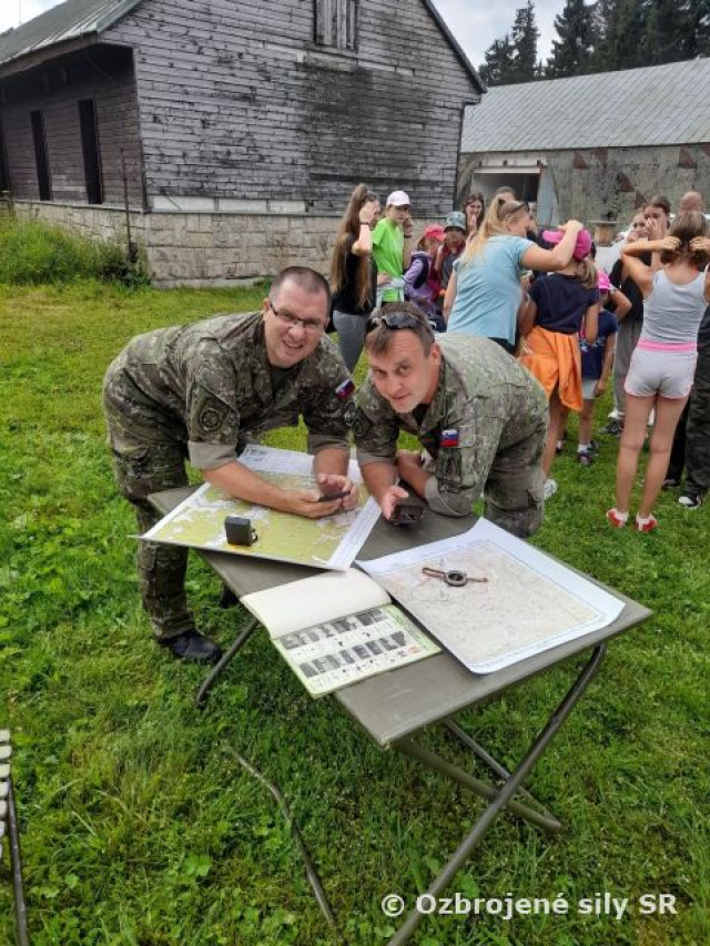 Účasť príslušníkov Centra zásob Poprad v detskom vojenskom tábore Smrekovica 2024