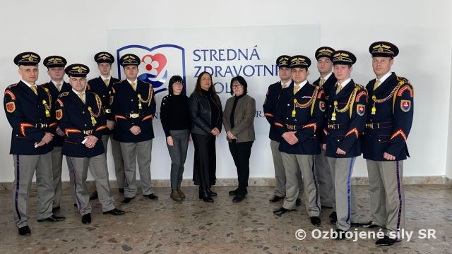 Darovanie krvi na Strednej zdravotníckej škole v Bratislave