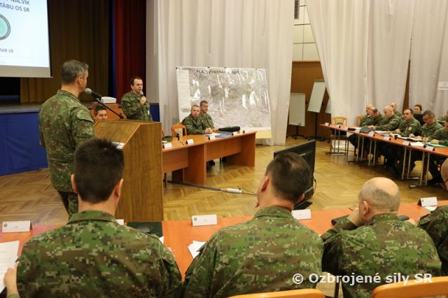 Séria štábnych nácvikov pokračuje