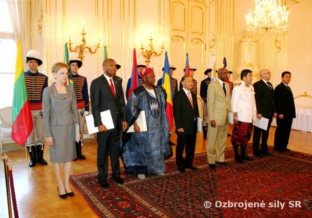 Prezident prijal nových veľvyslancov