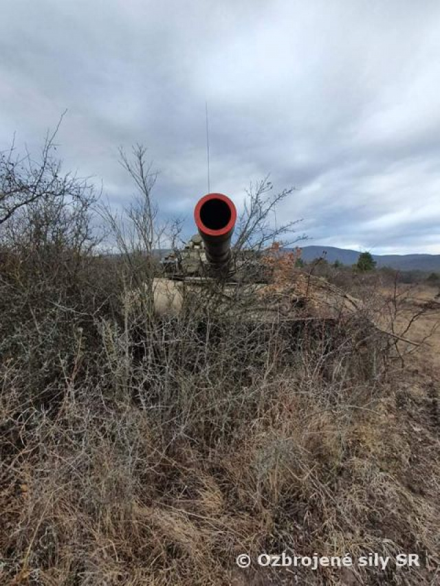 Výcvik 3. tankovej roty vyvrcholil kontrolným cvičením