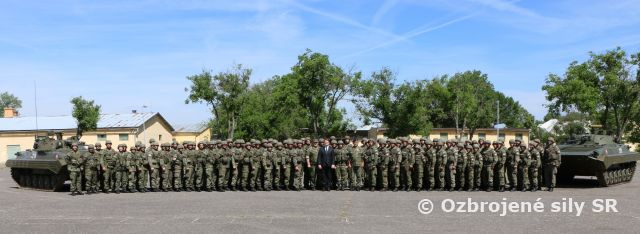 Vojakov TF Štefánik privítali doma