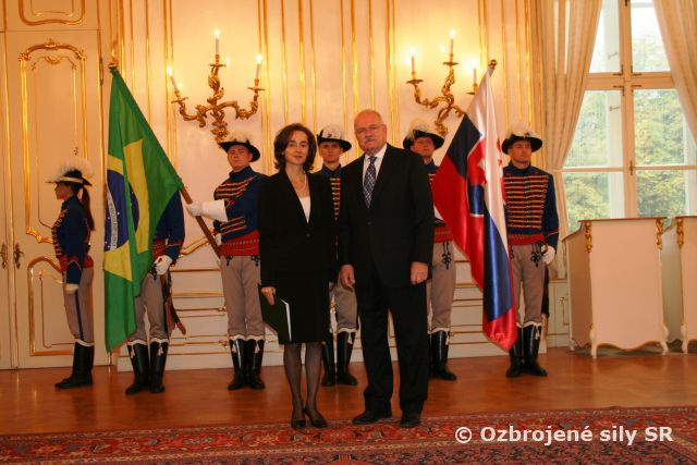Prezident Ivan Gašparovič prevzal menovacie dekréty od zahraničných veľvyslancov