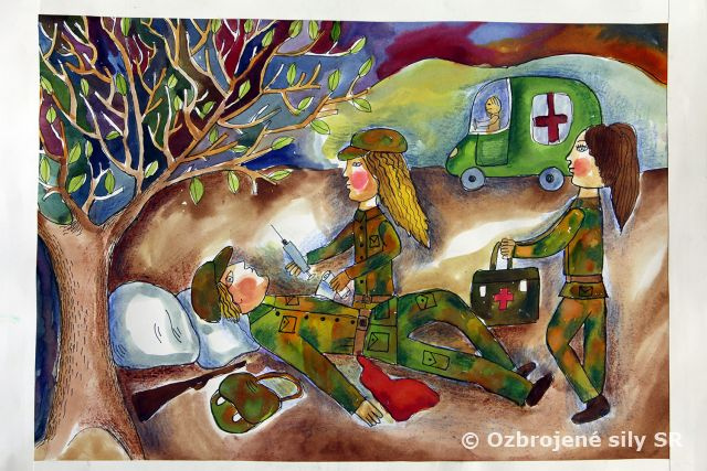 Vojakov kreslilo takmer dvojnásobok detí