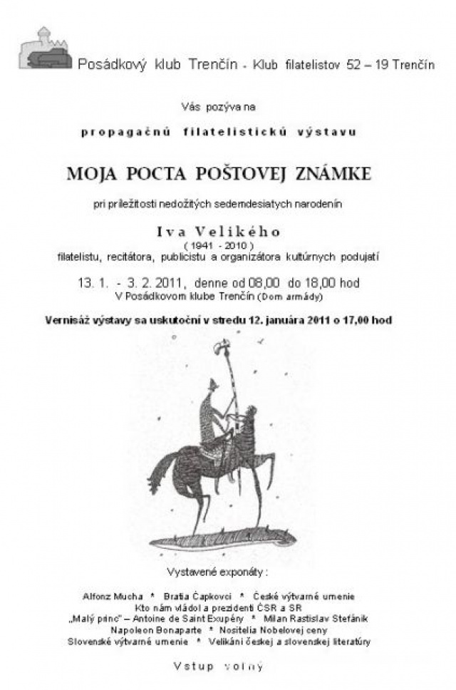 Moja  pocta  poštovej  známke