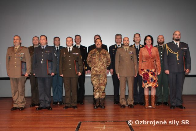 Ocenenie slovenských príslušníkov v JFC Brunssum
