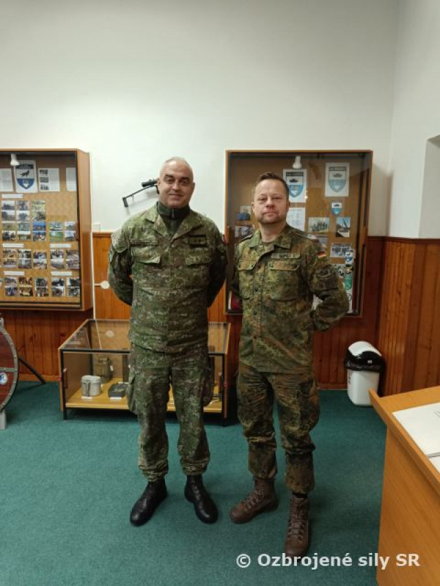 Návšteva vojenského atašé z Nemecka