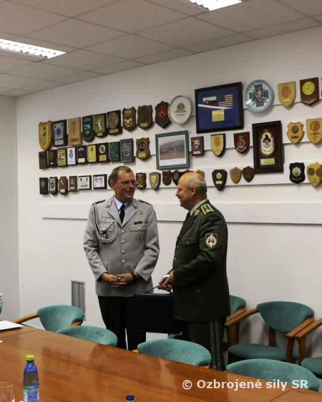 Pridelenec obrany na prijatí u 1. zástupcu NGŠ