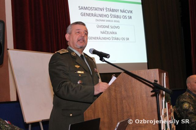Samostatný štábny nácvik k výcvikovým aktivitám na rok 2016