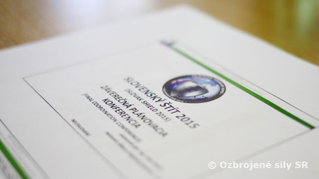 Záverečná plánovacia konferencia k II. fáze série cvičení SLOVENSKÝ ŠTÍT 2015 s názvom ZELENÁ VLNA 2015