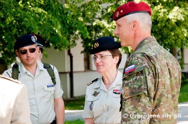 Návšteva vojenských pridelencov