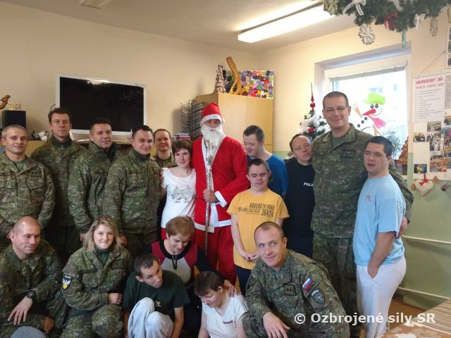 Mikuláš v Domove sociálnych služieb v Pastuchove