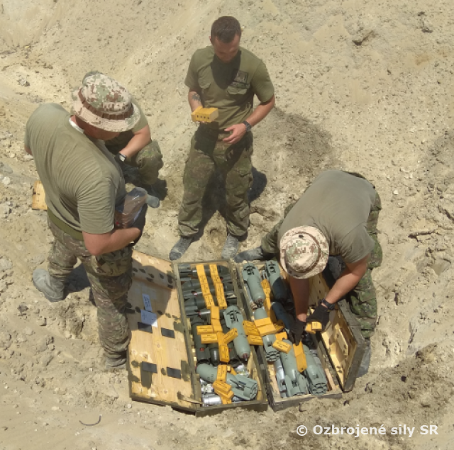 Likvidácia kazetovej munície