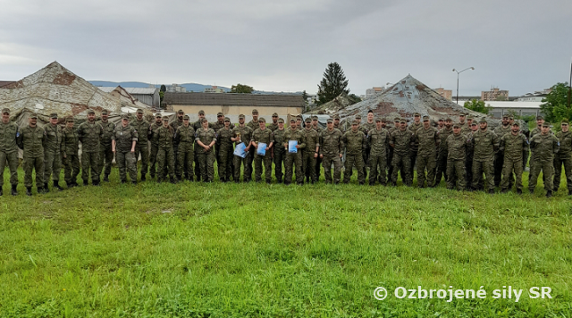 Takticko-poradové cvičenie Práporu rádiolokačného prieskumu