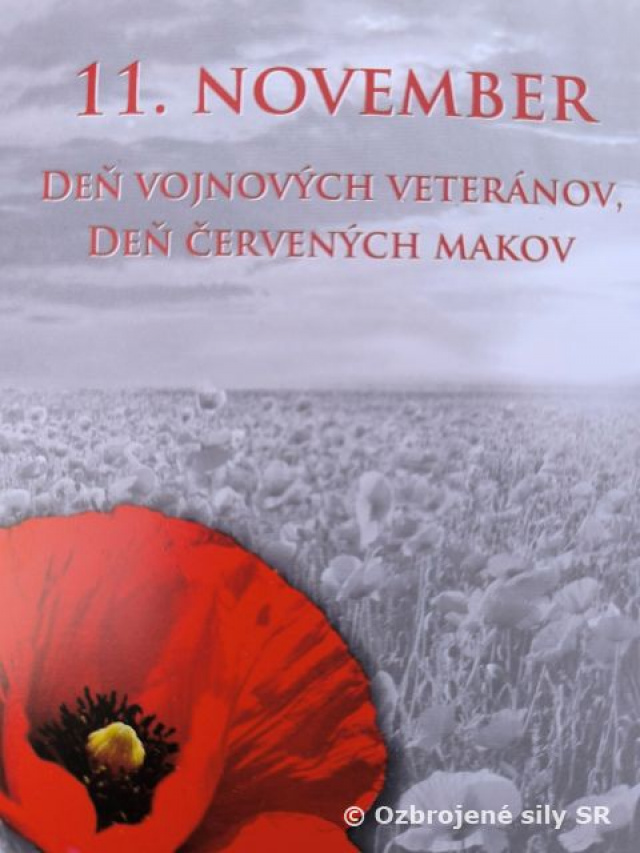 Pietna spomienka a kladenie vencov pri príležitosti Dňa vojnových veteránov - Deň červených makov