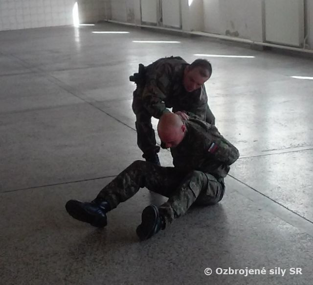 Policajti prednášali vojakom