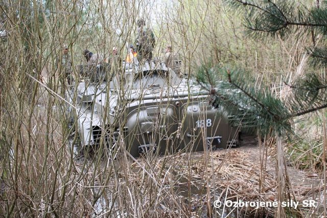 Výcvik uvoľňovacích družstiev 2. mechanizovanej brigády