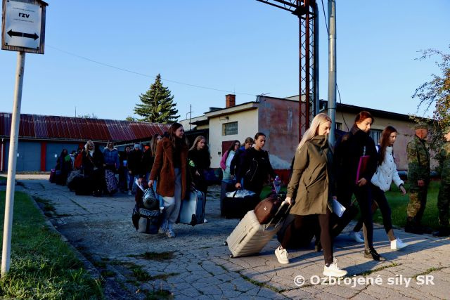 Začatie základného vojenského výcviku v Martine
