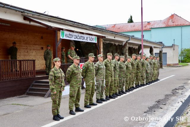 Nástup základne výcviku a mobilizačného doplňovania v Martine