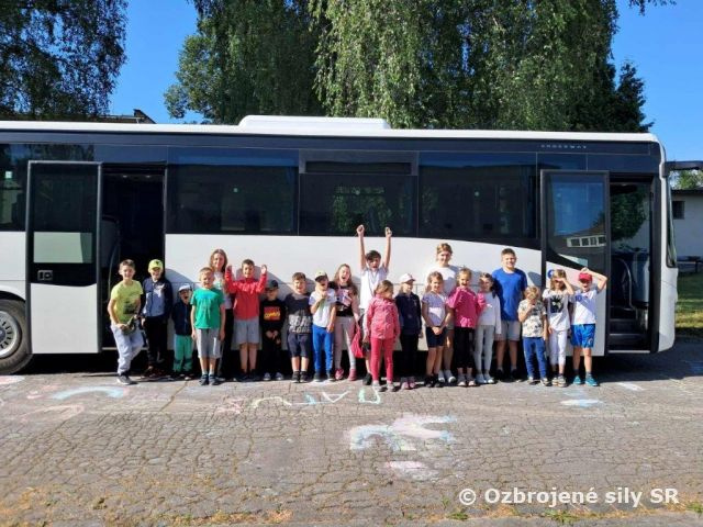 Letný detský tábor v Základni výcviku a mobilizačného doplňovania v Martine