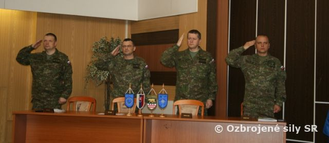 Slávnostný nástup na Veliteľstve 2. mechanizovanej brigády