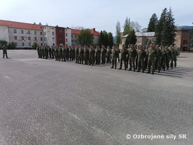 Nástup Základne výcviku a mobilizačného doplňovania pri príležitosti  personálnych zmien 