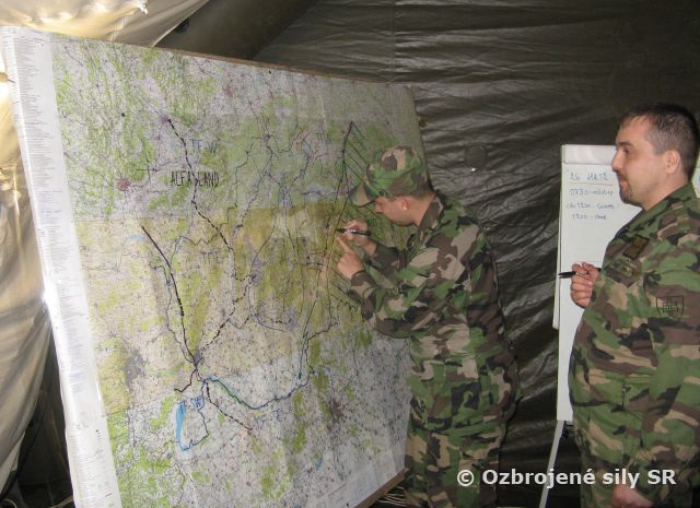 ŠTÁBNY NÁCVIK VELITEĽSTVA  BRIGÁDY