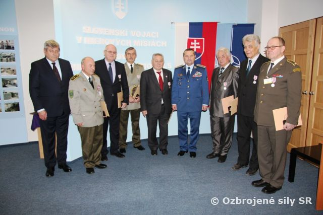 Náčelník generálneho štábu ocenil predstaviteľov stavovských organizácií