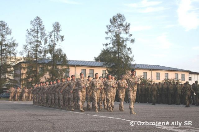 Rozlúčka so septembrovou rotáciou ISAF