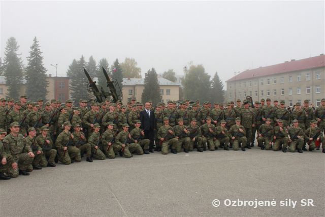 Slávnostná prísaha a  ukončenie výcviku dobrovoľnej vojenskej prípravy v Martine 