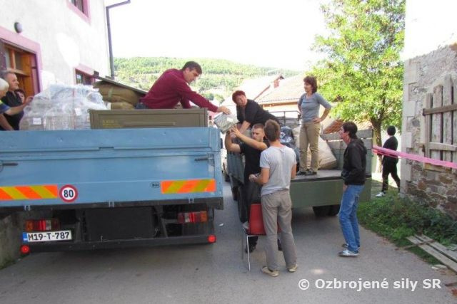 Vojaci iniciovali humanitárnu pomoc pre Bosnu